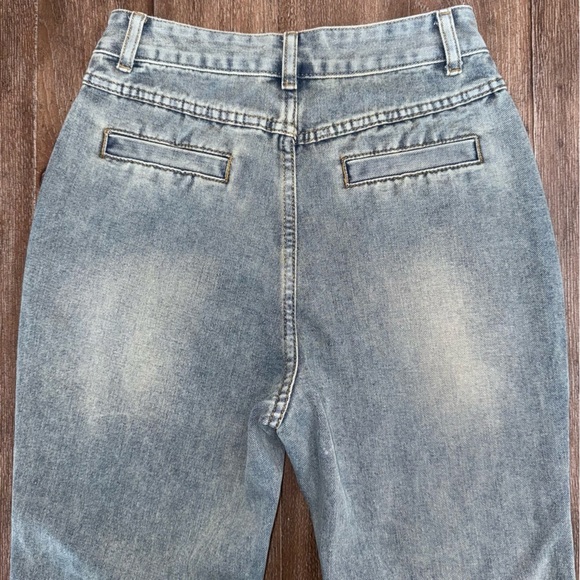 ROMWE Fairy Grung Flared Jeans Women’s XS 2 High Rise - Picture 4 of 12